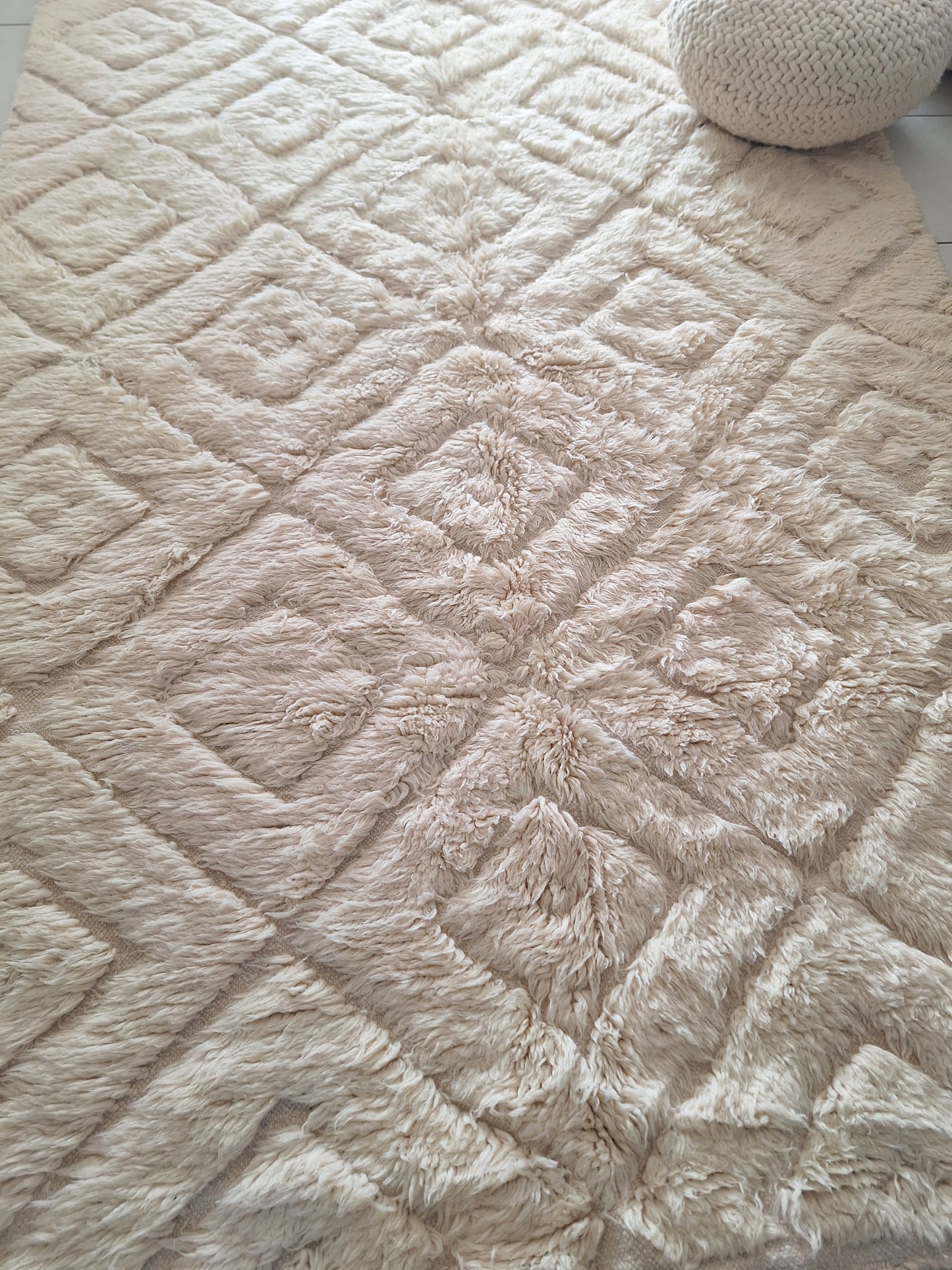 NEW - Tapis berbère Beni Ouarain 2m96 x 1m91 N°61