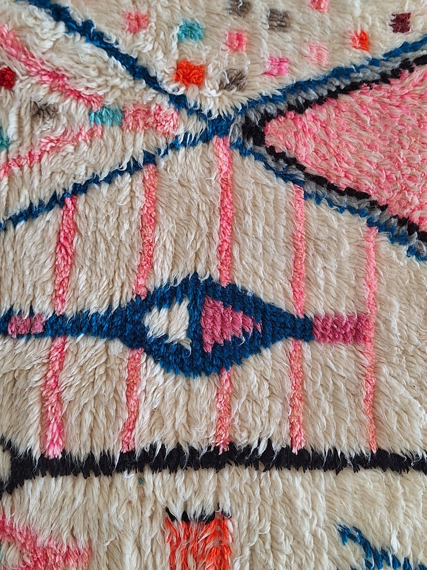 NEW - Tapis Berbère Azilal Coloré 2m60 x 1m40 N°57