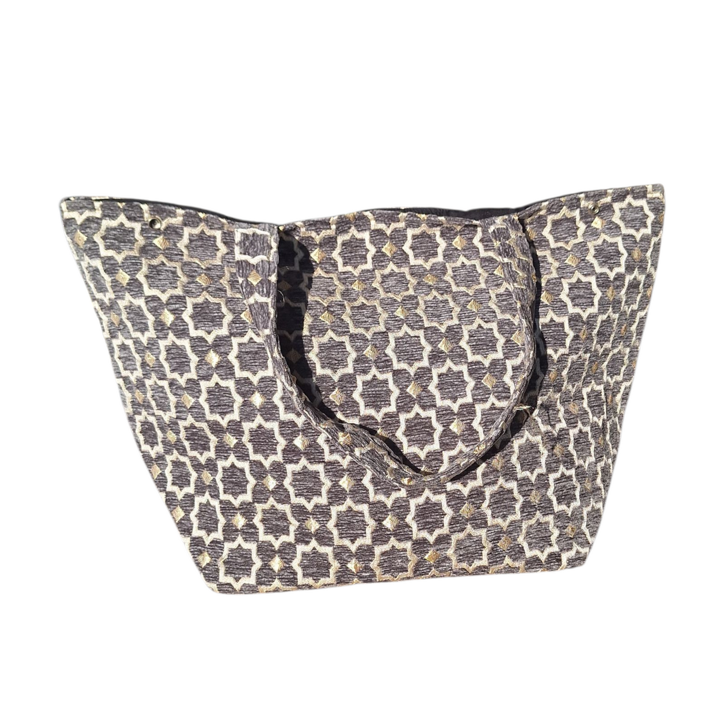 Cabas en tissu coloré fait main – Artisanat marocain éthique et écoresponsable