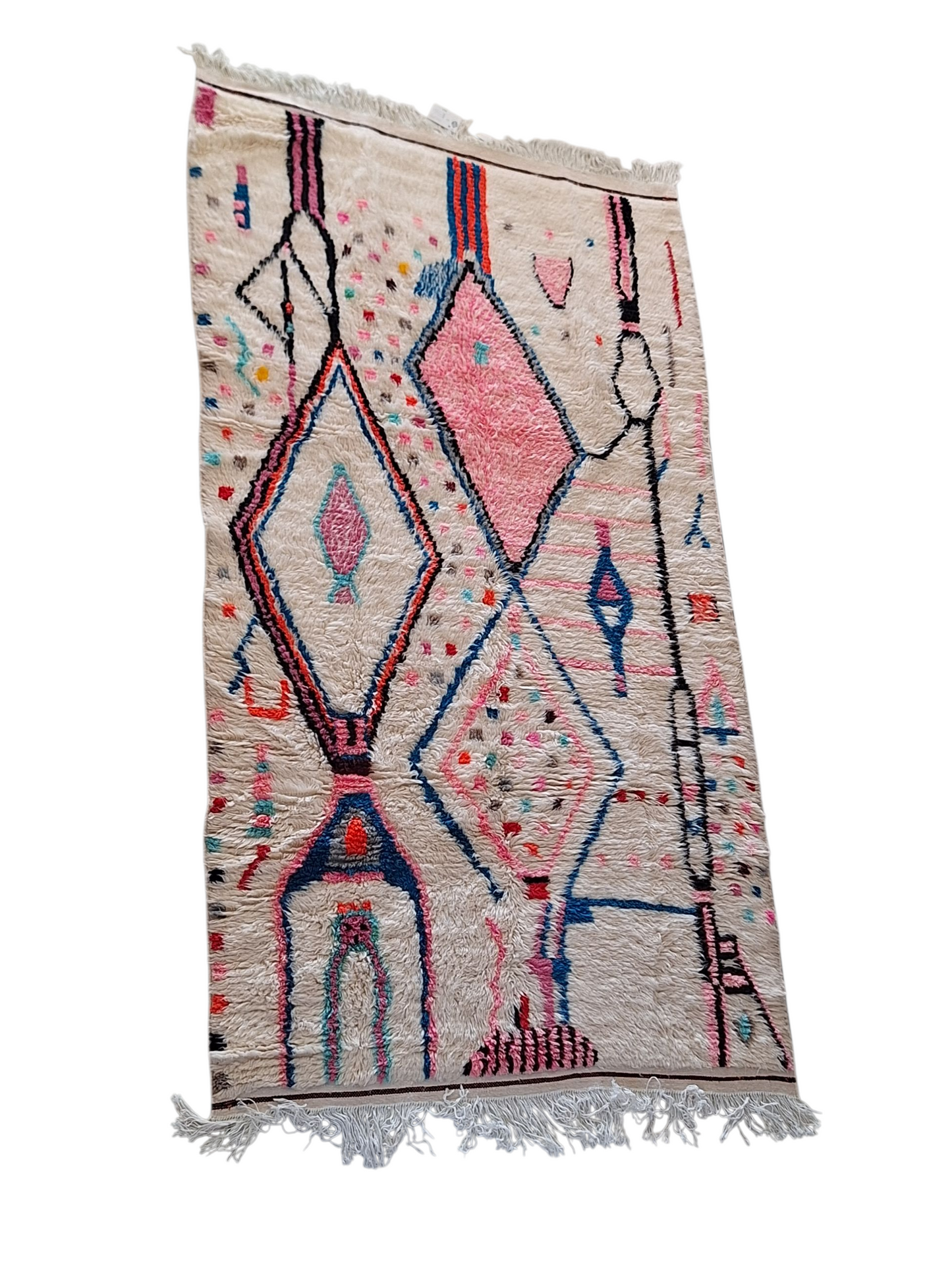 NEW - Tapis Berbère Azilal Coloré 2m60 x 1m40 N°57