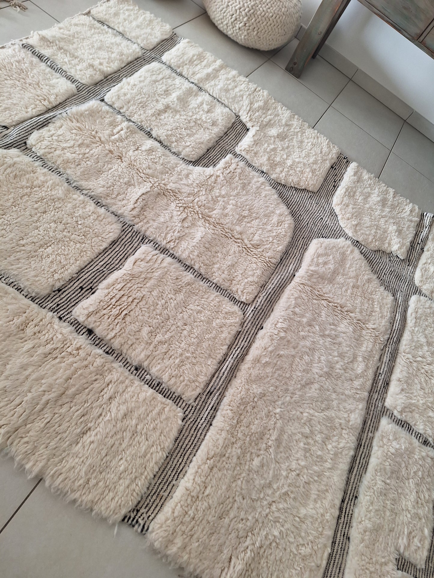 NEW - Tapis berbère Beni Ouarain 2m81 x 1m98 N°62