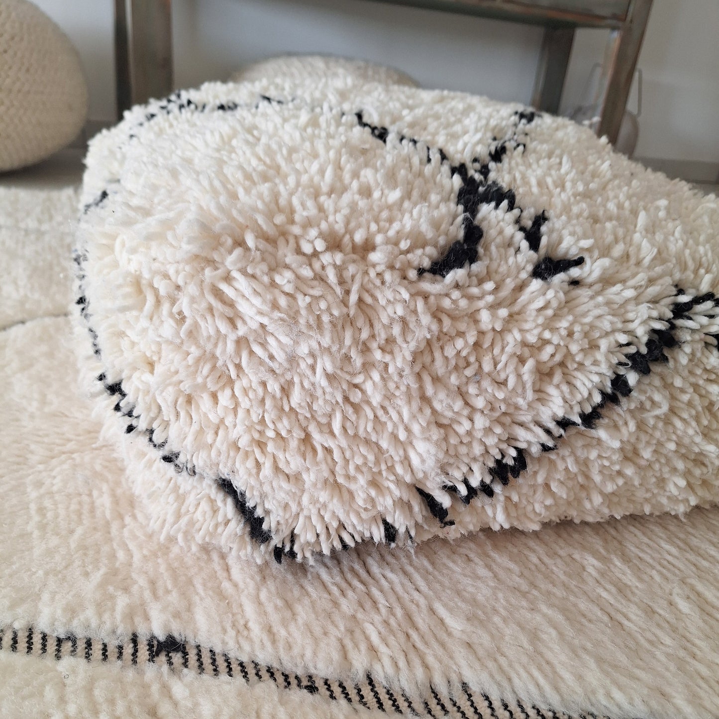 NEW - Pouf berbère en laine – l’authenticité au cœur de votre décoration