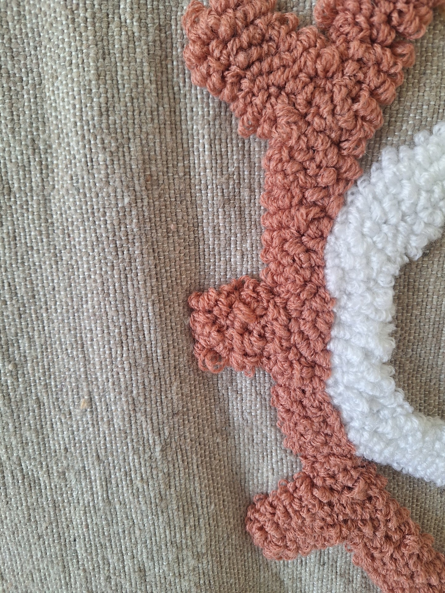 NEW - Plaid brodé berbère en coton et laine – Modèle coloré