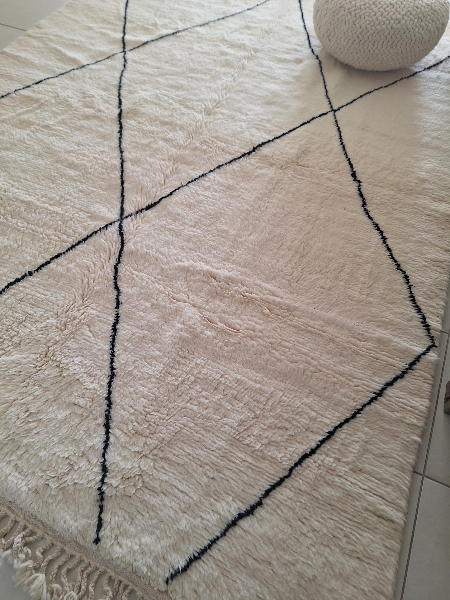 NEW - Tapis berbère Beni Ouarain 2m95 x 2m20 N°56