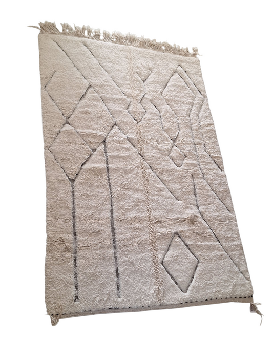 NEW - Tapis berbère Beni Ouarain 3m17 x 1m97 N°64