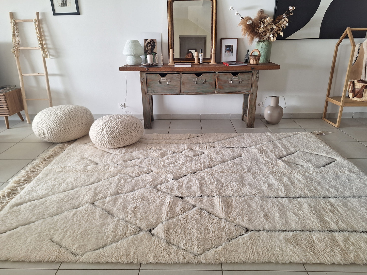 NEW - Tapis berbère Beni Ouarain 3m17 x 1m97 N°64