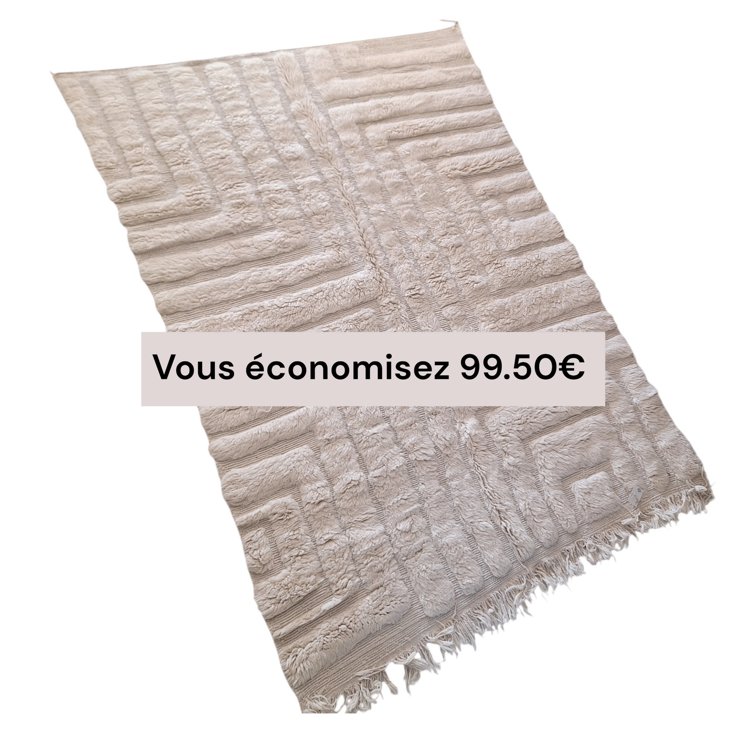 NEW - Tapis berbère Beni Ouarain 2M97 x 2m08 N°51