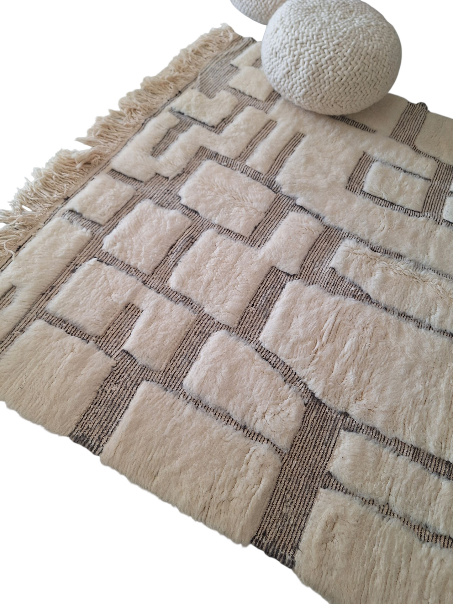 NEW - Tapis berbère Beni Ouarain 3m x 1m98 N°54