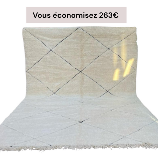 Tapis berbère XXL Beni Ouarain 4m30 x 3m