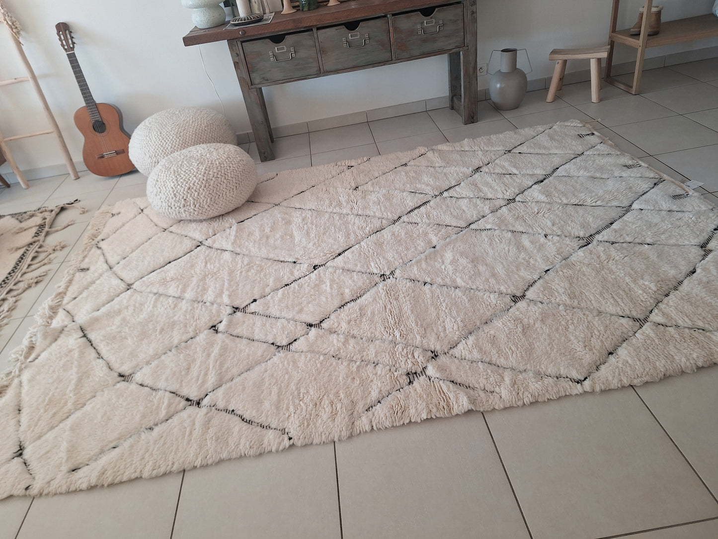 NEW - Tapis berbère Beni Ouarain 3m04 x 2m08 N°52 -30% VENDU