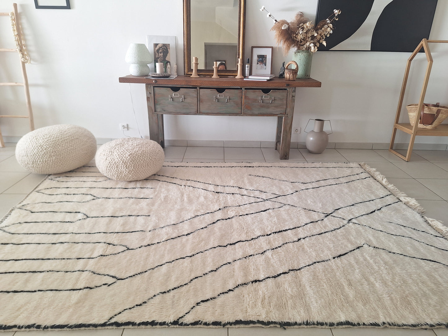 NEW - Tapis berbère Marmoucha 3m08 x 2m05 N°66