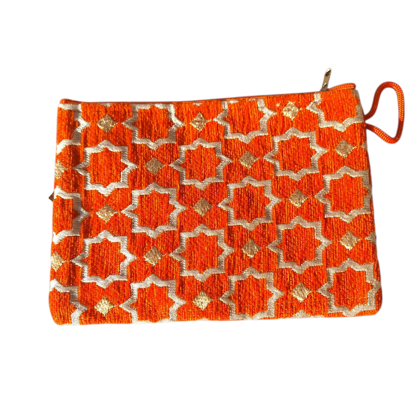 Pochette en tissu coloré – Fait main par des artisanes marocaines