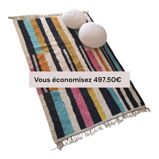 Tapis berbère Beni Ouarain 2m85 x 2m N°5
