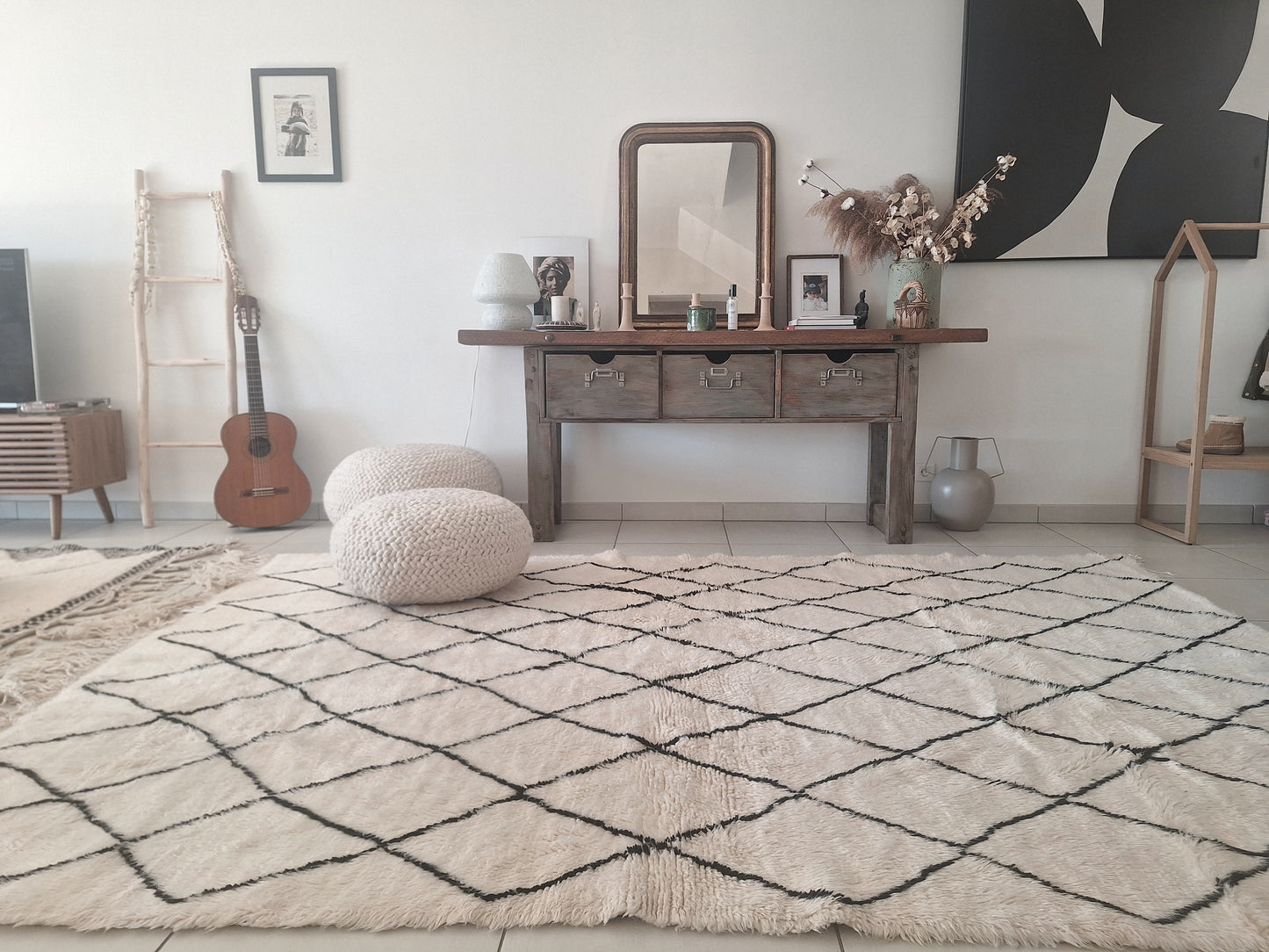 NEW - Tapis berbère Beni Ouarain 3m24 x 2m N°53