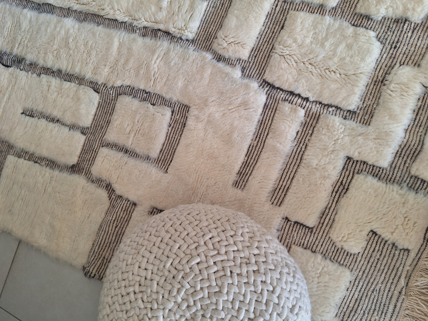 NEW - Tapis berbère Beni Ouarain 3m x 1m98 N°54