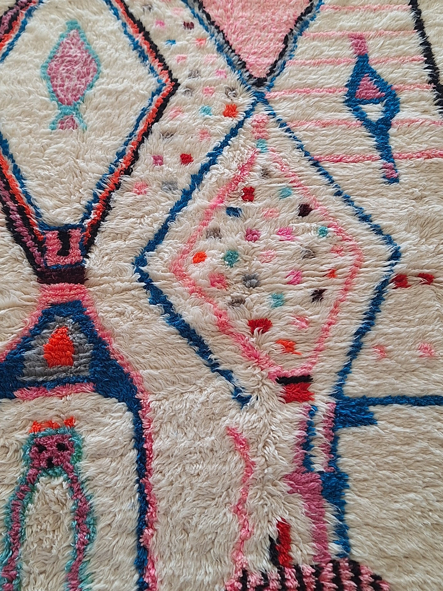 NEW - Tapis Berbère Azilal Coloré 2m60 x 1m40 N°57