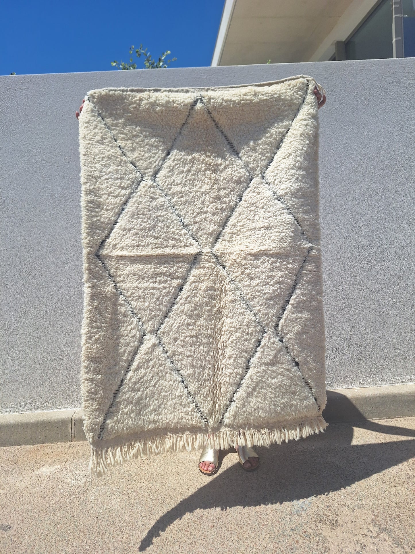 Tapis berbère Beni Ouarain 1m43 x 1m N°40 -30%