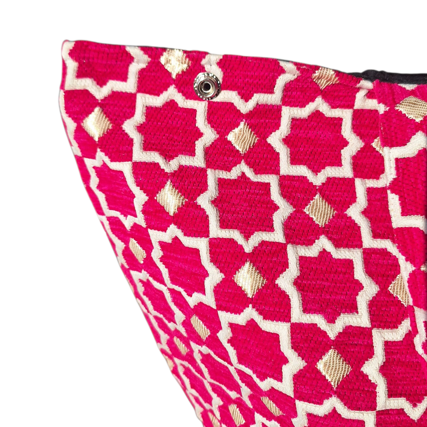 Cabas en tissu coloré fait main – Artisanat marocain éthique et écoresponsable