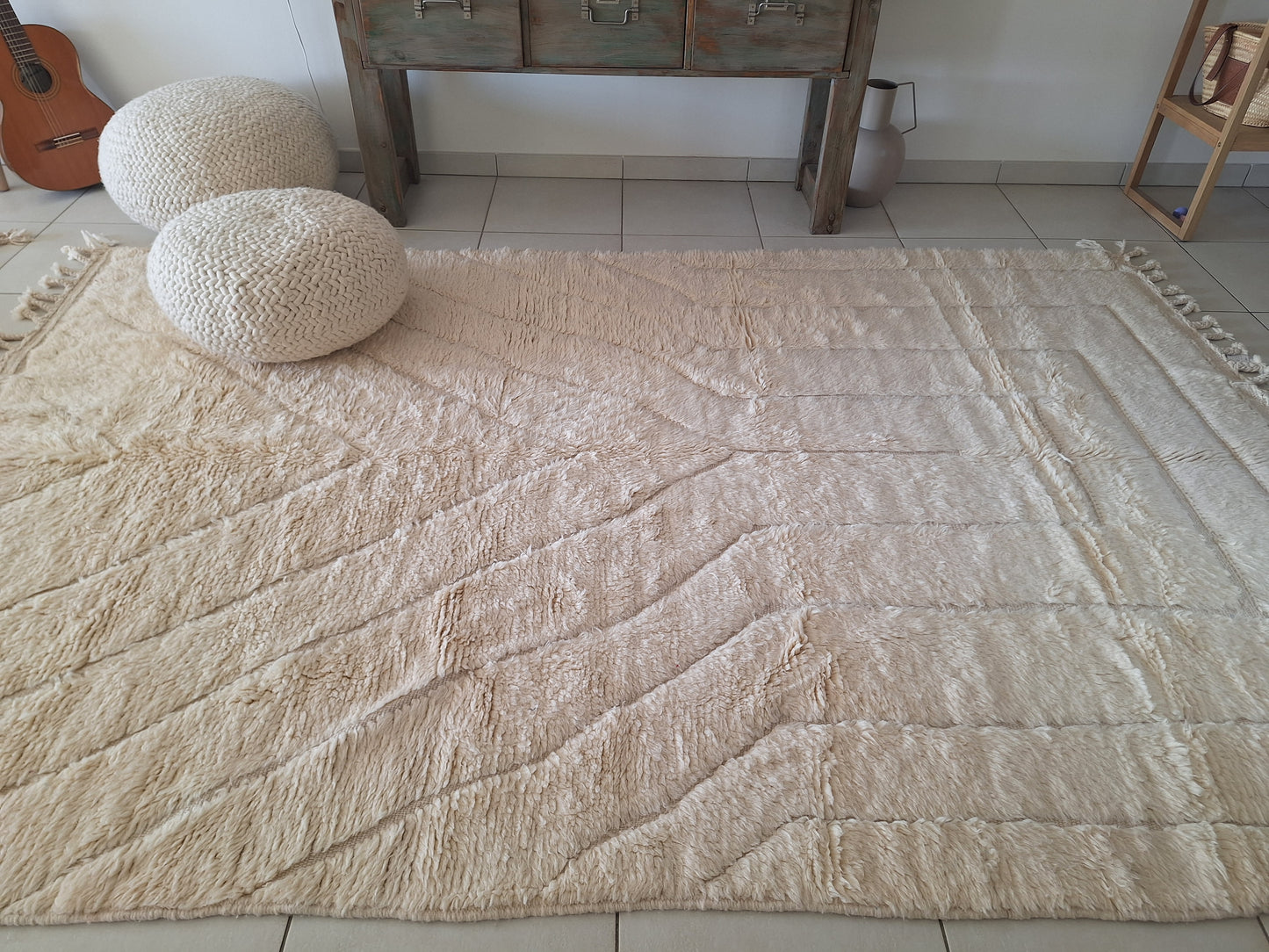 NEW - Tapis berbère Marmoucha 3m30x 2m N°55