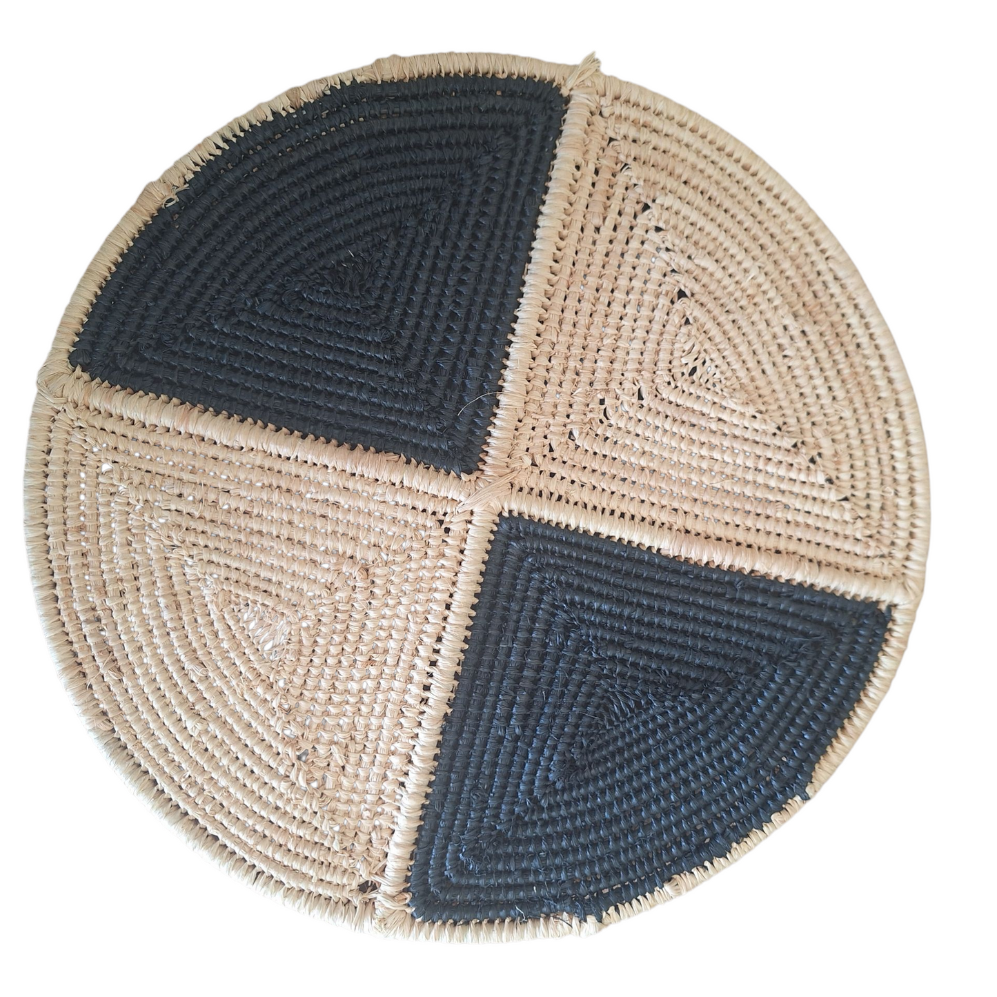 Plateau en Raphia Marocain – Artisanat Authentique du Maroc