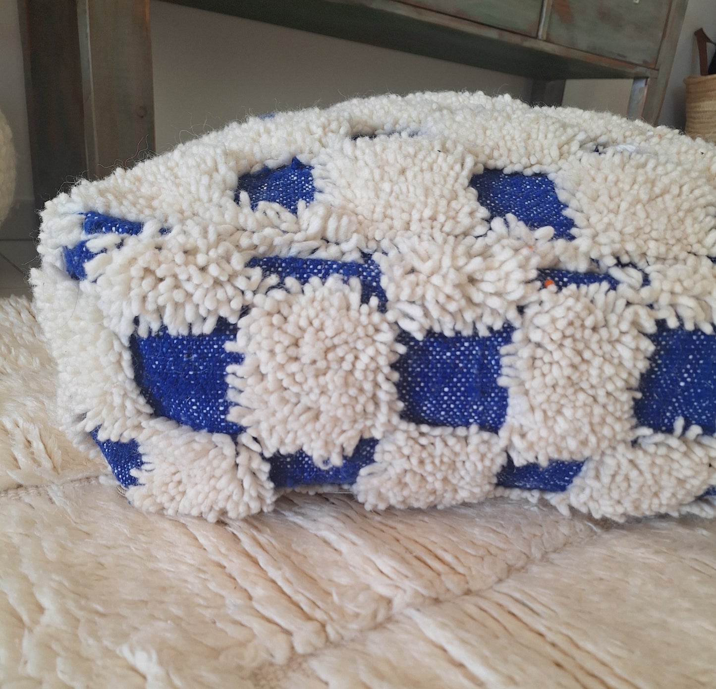 NEW - Pouf berbère en laine – l’authenticité au cœur de votre décoration